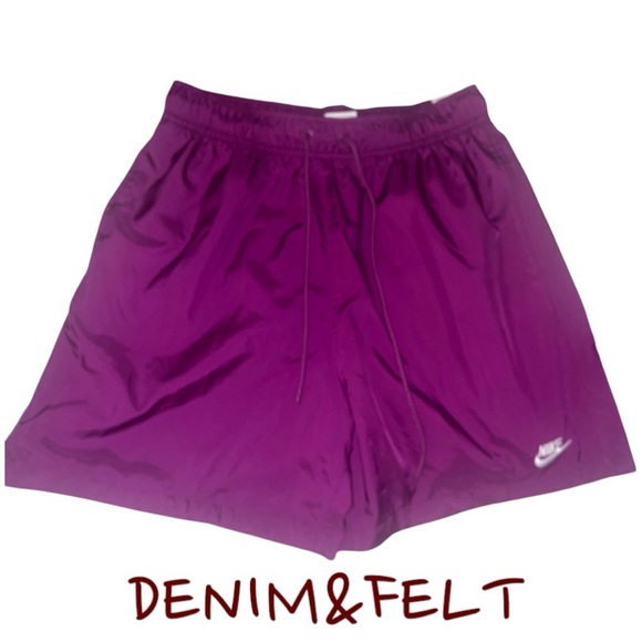 Nike Men's NSW Club Flow Woven 6" Shorts | Color: Viotech/White | NEW/NWT!! - Picture 4 of 8